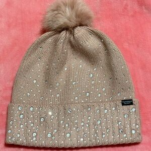 Victoria's Secret Beanie with Sparkling Accents